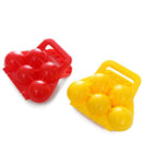 5 Snowballs Maker Clip Children Outdoor Sports Winter Beach Sand Mold Tool