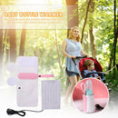 USB Mug Baby Milk Warmer Heater Feeding Bottle Insulated Bag (Pink White) A