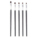 5pcs/Set Nail Art Brushes Wood Hnadle DIY UV Gel Painting Drawing Liner Pen A