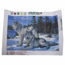 5D DIY Diamond Painting Embroidery Wolves Cross needle Kits Craft Decorr MA