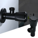 Black Paint Sink Valve Stainless Steel Valve Tap Hot And Cold Universal Wat