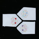 Cotton Floral Embroidered Handkerchiefs Set of 3