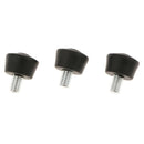 3x Replacement Rubber Spike Feet 3/8inch Screw Anti-slip for Camera Monopod