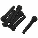 PP200000 TUSQ Bridge Pin with Paua Shell Inlay, Black