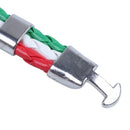 Jewelry bracelet, Italian flag bangle, leather alloy, for men's women, greenD4G4