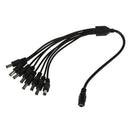 Cable Connector power divider 1 plug to 8 jack female to male