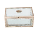 Vanity Clear Makeup Organizer Boxes Flower Holder Planter for Jewelry