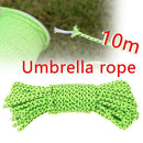 10M 2.5mm Green Reflective Canopy Tent Rope Guy Line Camp Cord Fluorescent K8K3