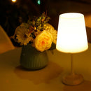LED Press Sensor Desk Lamp Dimmable LED Night Light Table Lamp with USB Cha
