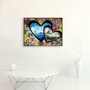 5D DIY Full Drill Diamond Painting Heart to Heart Cross Stitch Embroidery