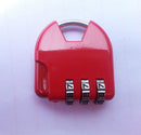 3-dial Combination Lock Luggage Travel Padlock Gift JR BX