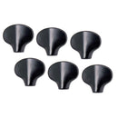 6pcs Tuning Peg Machine Heads Handles for Wooden Electric Folk Guitar Black