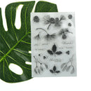 Christmas Pine and leaves Scrapbooking Album Card Decor DIY Clear Stamps ME