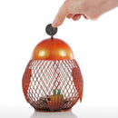 Solid Coin Box Cock Ornament Kids Child Money Bank Crash Save Pot Table Decor