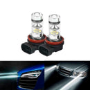 2X DRL H8 H9 H11 6000K 100W High Power LED Headlights Fog Driving / Light B P6B1