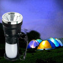 LED Solar Power Rechargeable Camping Battery Flashlight Lamp Light F3P7 Y2C4