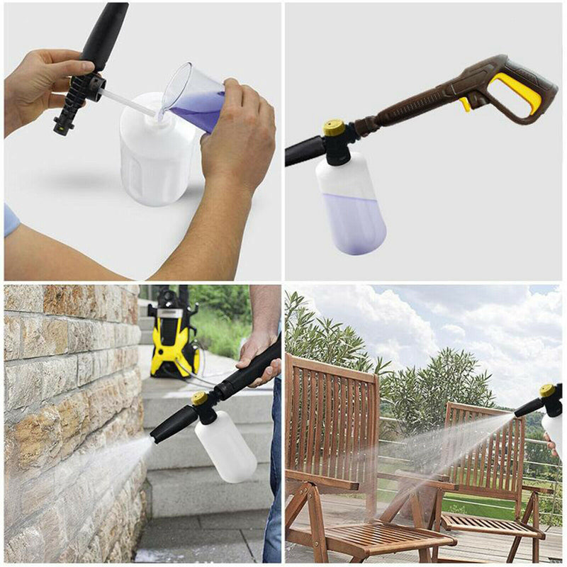 Pressure Washer Jet Wash Quick Release Snow Foam Lance Foam  750ML Bottle 4000