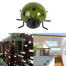 4Pcs/Set Iron Ladybird Wall Hanger Wall Hanging Outdoor Garden Decor Art Crafts