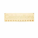 Wood Anniversary Calendar Hanging Plaque with Date Marker Disc - Celebratio N3K5