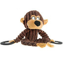Funny Pet Dog Toys Chew Squeaky Toys Chewing Sound Molar Bite Monkey Shape  M8C4