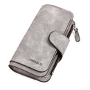 Long Wallet ID Credit Card Holder PU Leather Trifold Pocket Card Case Purse