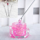 BestNail Art Spoon Nail Art Tool Glitter Crystal Powder Spoon Crystal Head  OZ