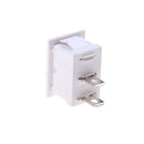10x 2PIN ON/OFF Rocker Switch Car Dashboard Dash Boat SPST 6A/250V White SA BX