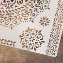 DIY Flower Coffee Stencils Cake Baking Template Scrapbooking Painting Decor
