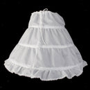 Bridesmaid Children Flowergirl Petticoat Little Gilrs Skirt Underskirt 2-14Y