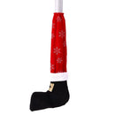 4pcs Christmas Chair Leg Chair Foot Covers Party Christmas Table Decor