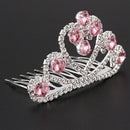 Hair Jewelry Little Princess Pink Crystal Hair Girls' Tiara Little Hair Com F4X7