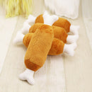 Pet dog puppy toys chicken legs design small dogs chew squeak plush sound to BX