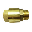 Vertical Brass Spring Check Non-Return Valve Size 6 Points DN20 Thread