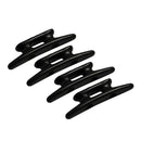 4pcs Marine Boat Yacht Kayaks Heavy Duty 75mm Nylon Open Anchor Cleat Black