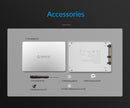 M.2 NGFF/MSATA to SATA Convertor M.2 B-Key to SATA3.0 6Gbps With SSD Enclosure