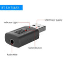 4-In-1 USB Bluetooth Transmitter Bluetooth Receiver 5.0 PC TV Audio Transmi T5G8