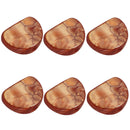 Electric/Acoustic Guitar Plastic Tuner Tuning Pegs Button Coffee 6pcs/Pack