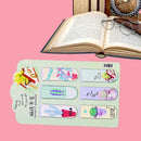 6pcs /Set Magnetic Bookmarks Page Stationery Fresh Cactus Books Marker