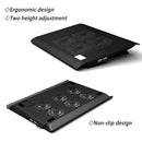 Nuoxi 4 Led High Speed Fans Cooling Pad Notebook Laptop Stand Portable Desk