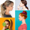 45pcs Velvet Elastic Rubber Band Fashion Women Hair Ropes Ponytail Holder  A#S