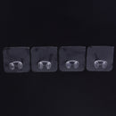 4pcs/pack home office wall adhesive plastic power plug storage hook random co ME