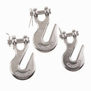 316 Stainless Steel Clevis Grab Hook Rigging Tow Winch Equipment 1/4"