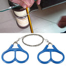 Survival Gear Camping Emergency Ring Scroll Hiking Travel Outdoor Chain Wire Saw