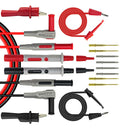 8pcs Soft Silicone Electronic Test Lead Kit with Alligator Clips Test Hook