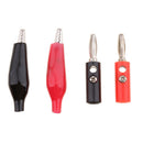 40Pcs Car Battery Alligator Clip Clamp And Stackable Banana Plug Connectors