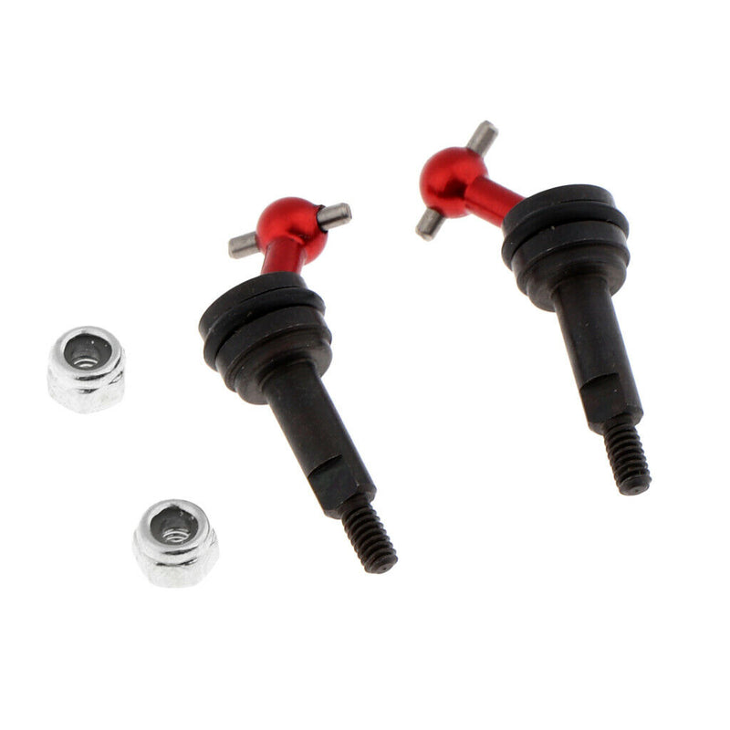 2Pcs Metal Universal Joint Drive Shaft for WLtoys K969 K989 P929 1/28 RC Car