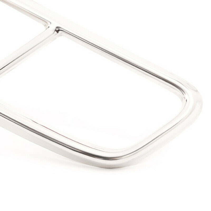 Stainless Steel Car Exhaust Pipe Tail Throat Decor Frame Trim Cover Liner A M8Q7