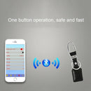Leather Smart Remote Bluetooth Anti Lost Keychain Alarm Tracker Smart Key R U6B8