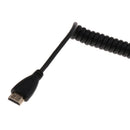 HDMI Male to Male Cable Lead Cord 1080p Spring Coiled Extension Cable
