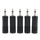 5 X 3.5mm To 6.35mm AUX Audio Stereo Adapter For Headphone Speakers